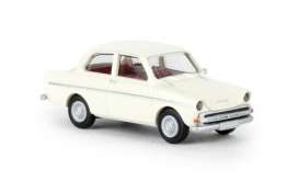 Daf  - 750 1960 white - 1:87 - Brekina - 27723 - Brek27723 | Toms Modelautos