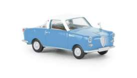 Goggomobil  - blue/white - 1:87 - Brekina - 27850 - Brek27850 | Toms Modelautos