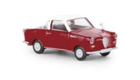 Goggomobil  - red/white - 1:87 - Brekina - 27851 - Brek27851 | Toms Modelautos