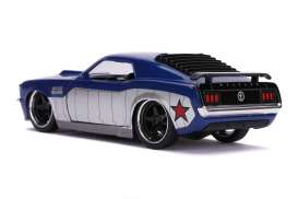 Ford  - Boss Mustang *Winter Soldier* 1970 blue/silver - 1:32 - Jada Toys - 31745 - jada31745 | Toms Modelautos