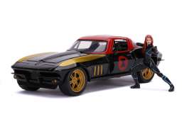 Chevrolet - Corvette *Black Widow* 1966 red/black/gold - 1:24 - Jada Toys - 31749 - jada31749 | Toms Modelautos Chevrolet - Corvette *Black Widow* 1966 red/black/gold - 1:24 - Jada Toys - 31749 - jada31749 | Toms Modelautos