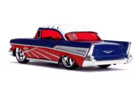 Chevrolet  - Bel Air *Falcon* 1957 blue/red/white - 1:32 - Jada Toys - 31762 - jada31762 | Toms Modelautos