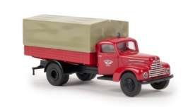 Ford  - red - 1:87 - Brekina - BRE49029 - brek49029 | Toms Modelautos