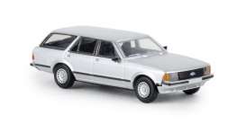 Ford  - Granada II 1977 silver - 1:87 - Brekina - BRE19517 - brek19517 | Toms Modelautos