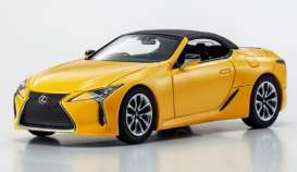 Lexus  - LC Convertible 1997 naples yellow - 1:43 - Kyosho - 3902y - kyo3902y | Toms Modelautos