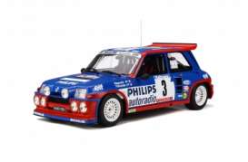 Renault  - Maxi 5 Turbo blue/red/white - 1:12 - OttOmobile Miniatures - G038 - ottoG038 | Toms Modelautos