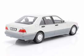 Mercedes Benz  - S500 silver/grey - 1:18 - iScale - 1180000046 - iscale1180046 | Toms Modelautos
