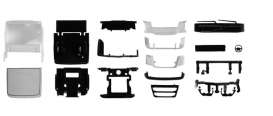 Volvo  - white/black - 1:87 - Herpa - H084819 - herpa084819 | Toms Modelautos