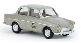 Daf  - 600 green/beige - 1:87 - Brekina - 27704 - Brek27704 | Toms Modelautos