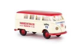Volkswagen  - T1b cream/red - 1:87 - Brekina - BRE31594 - brek31594 | Toms Modelautos