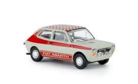 Fiat  - 127 Abarth red/white - 1:87 - Brekina - BRE22510 - Brek22510 | Toms Modelautos