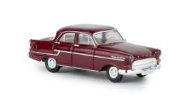 Opel  - Kapitan red - 1:87 - Brekina - BRE20883 - Brek20883 | Toms Modelautos