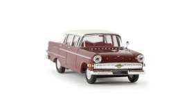 Opel  - Kapitan red - 1:87 - Brekina - BRE20811 - Brek20811 | Toms Modelautos