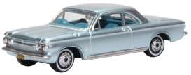 Chevrolet  - Corvair 1963 silver - 1:87 - Oxford Diecast - 87CH63001 - ox87CH63001 | Toms Modelautos