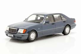 Mercedes Benz  - S500 blue/grey - 1:18 - iScale - 1180000049 - iscale1180049 | Toms Modelautos