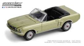 Ford - Mustang 1967 gold - 1:64 - GreenLight - 30215 - gl30215 | Toms Modelautos Ford - Mustang 1967 gold - 1:64 - GreenLight - 30215 - gl30215 | Toms Modelautos