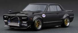 Nissan  - Skyline 2000 matt black - 1:18 - Ignition - IG2021 - IG2021 | Toms Modelautos