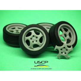 Rims &amp; tires Accessoires - 1:24 - USCP - 24W010 | Toms Modelautos