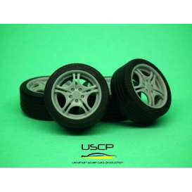 Rims &amp; tires Accessoires - 1:24 - USCP - 24W016 | Toms Modelautos