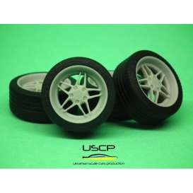 Rims &amp; tires Accessoires - 1:24 - USCP - 24W018 | Toms Modelautos