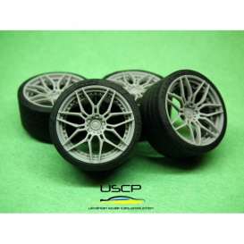 Rims &amp; tires Accessoires - 1:24 - USCP - 24W056 | Toms Modelautos