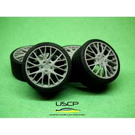 Rims &amp; tires Accessoires - 1:24 - USCP - 24W037 | Toms Modelautos