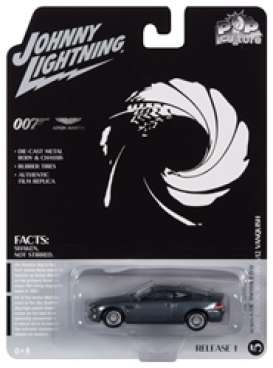 Aston Martin  - Vanquish 2002 silver - 1:64 - Johnny Lightning - SP096 - JLSP096 | Toms Modelautos