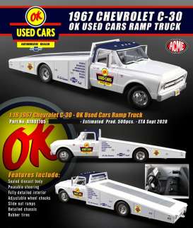 Chevrolet - C-30 Ramp Truck 1967 white - 1:18 - Acme Diecast - 1801705 - acme1801705 | Toms Modelautos Chevrolet - C-30 Ramp Truck 1967 white - 1:18 - Acme Diecast - 1801705 - acme1801705 | Toms Modelautos