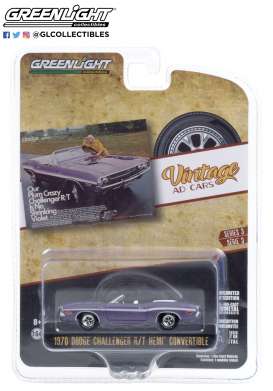 Dodge  - Challenger 1970 purple - 1:64 - GreenLight - 39050B - gl39050B | Toms Modelautos