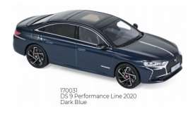 Citroen  - DS 9 2020 dark blue - 1:43 - Norev - 170031 - nor170031 | Toms Modelautos