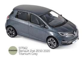 Renault - Zoe ZE50 2020 titanium grey - 1:43 - Norev - 517562 - nor1517562 | Toms Modelautos Renault - Zoe ZE50 2020 titanium grey - 1:43 - Norev - 517562 - nor1517562 | Toms Modelautos