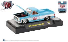 Chevrolet - Silverado 1975 blue/white - 1:64 - M2 Machines - 31500MJS25 - M2-31500MJS25 | Toms Modelautos Chevrolet - Silverado 1975 blue/white - 1:64 - M2 Machines - 31500MJS25 - M2-31500MJS25 | Toms Modelautos
