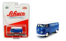 Volkswagen  - T1 Van blue/white - 1:64 - Schuco - 4800 - schuco4800 | Toms Modelautos