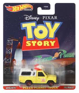 Toy Story  - Pizza Planet Truck yellow/white - 1:64 - Hotwheels - FYP65 - hwmvFYP65 | Toms Modelautos