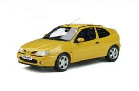 Renault  - Megane 1999 yellow - 1:18 - OttOmobile Miniatures - OT343 - otto343 | Toms Modelautos