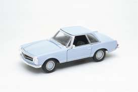 Mercedes Benz - 230 SL light blue - 1:24 - Welly - 24093 - welly24093b | Toms Modelautos Mercedes Benz - 230 SL light blue - 1:24 - Welly - 24093 - welly24093b | Toms Modelautos