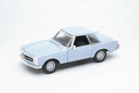 Mercedes Benz  - 230 SL light blue - 1:24 - Welly - 24093 - welly24093b | Toms Modelautos