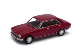 Peugeot  - 504 1974 maroon  - 1:24 - Welly - 24001 - welly24001mn | Toms Modelautos