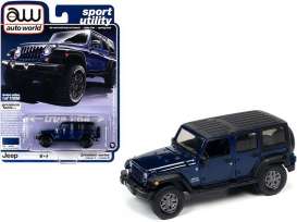 Jeep  - Wrangler 2018 purple/black - 1:64 - Auto World - SP042B - AWSP042B | Toms Modelautos