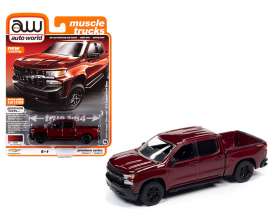 Chevrolet - Silverado 2019 red - 1:64 - Auto World - SP043A - AWSP043A | Toms Modelautos Chevrolet - Silverado 2019 red - 1:64 - Auto World - SP043A - AWSP043A | Toms Modelautos