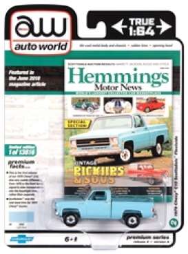 Chevrolet  - Scottsdale 1979 light blue - 1:64 - Auto World - SP048A - AWSP048A | Toms Modelautos