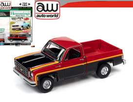 Chevrolet - Scottsdale 1979 red/black - 1:64 - Auto World - SP048B - AWSP048B | Toms Modelautos Chevrolet - Scottsdale 1979 red/black - 1:64 - Auto World - SP048B - AWSP048B | Toms Modelautos