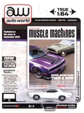 Dodge - Challenger 1970 white - 1:64 - Auto World - SP050B - AWSP050B | Toms Modelautos Dodge - Challenger 1970 white - 1:64 - Auto World - SP050B - AWSP050B | Toms Modelautos