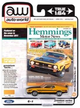 Mustang - Boss 351 1971 yellow gold/black - 1:64 - Auto World - SP052A - AWSP052A | Toms Modelautos Mustang - Boss 351 1971 yellow gold/black - 1:64 - Auto World - SP052A - AWSP052A | Toms Modelautos