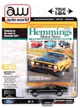 Mustang  - Boss 351 1971 green/silver - 1:64 - Auto World - SP052B - AWSP052B | Toms Modelautos
