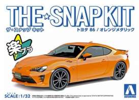 Toyota  - 86 Orange - 1:32 - Aoshima - 05419 - abk05419 | Toms Modelautos