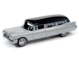Cadillac  - silver/black - 1:64 - Johnny Lightning - SP091 - JLSP091 | Toms Modelautos