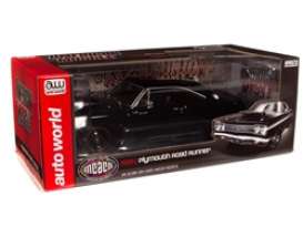 Plymouth  - RR 1969 black - 1:18 - Auto World - AMM1232 - AMM1232 | Toms Modelautos