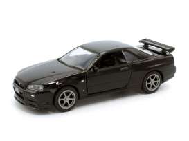 Nissan  - GTR R34 black - 1:36 - Tayumo - 36115210 - tay36115210 | Toms Modelautos