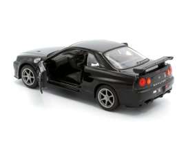 Nissan  - GTR R34 black - 1:36 - Tayumo - 36115210 - tay36115210 | Toms Modelautos